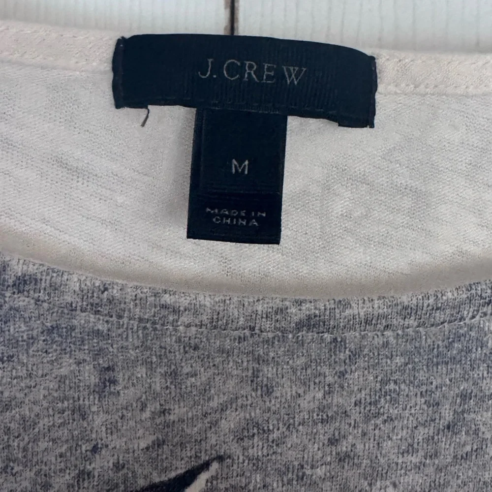 J. Crew linen Florida Tee - Picture 4 of 5